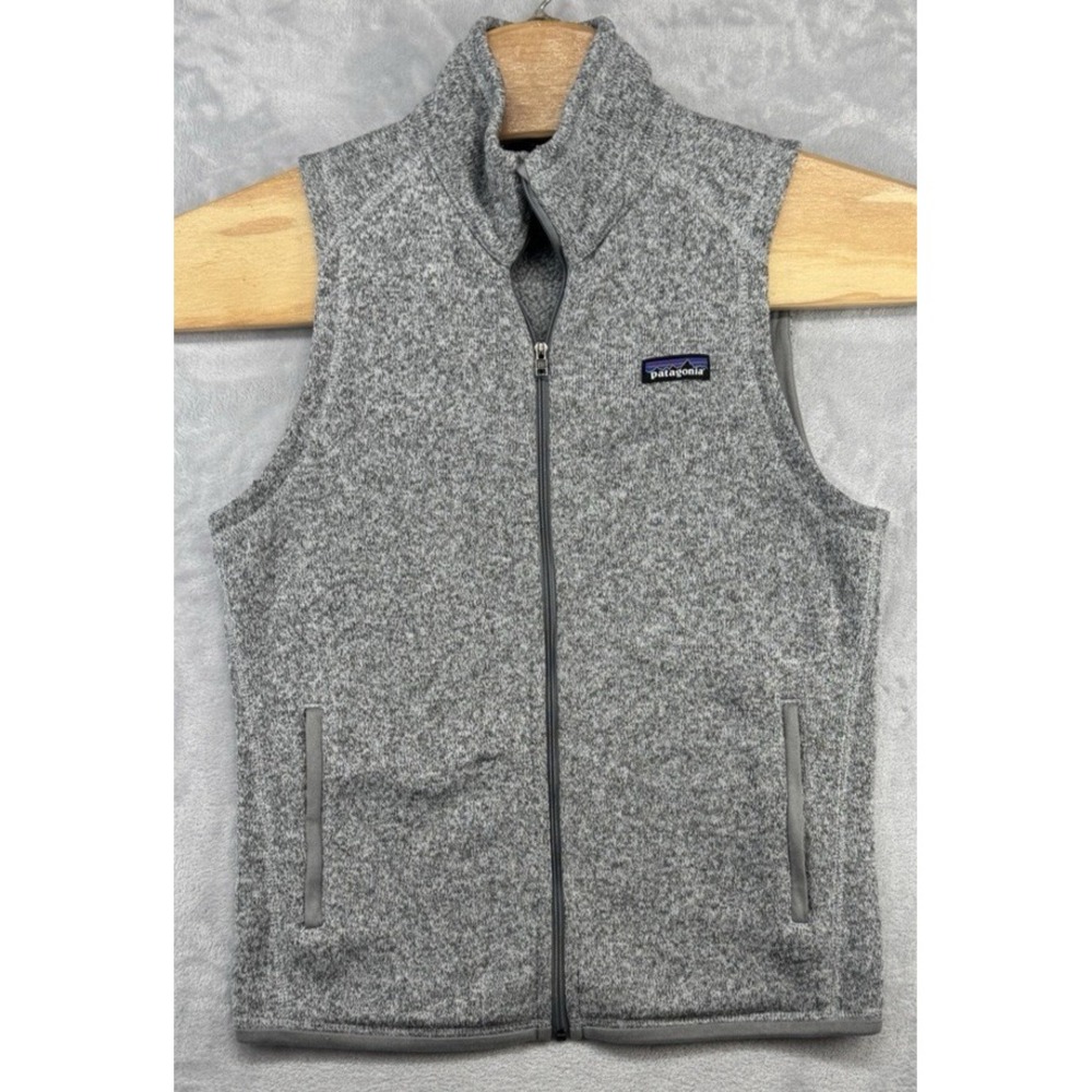 Patagonia Better Sweater Gray Full Zip Vest Women's Size Medium M